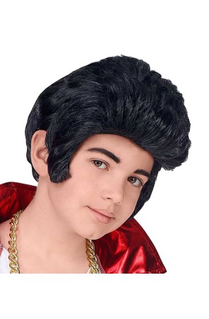 Peluca Elvis Rey del Rock niños