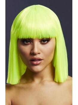 Peluca Fever Lola, Verde lima fluorescente
