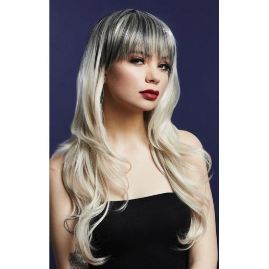 Peluca Fever Sienna, mezcla auténtica, Rubio, Raíces oscuras, Peluca Fever Sienna, mezcla auténtica, Rubio, Raíces oscuras,