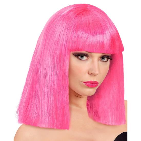 Peluca Flequillo Showgirl Fucsia Peluca Flequillo Showgirl Fucsia