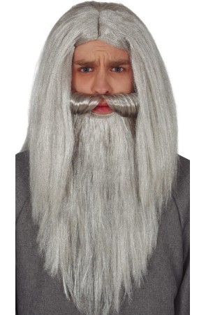 Peluca Gandalf el Gris para adultos