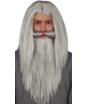 Peluca Gandalf el Gris para adultos