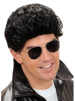 Peluca Grease Negra de Chico Malo