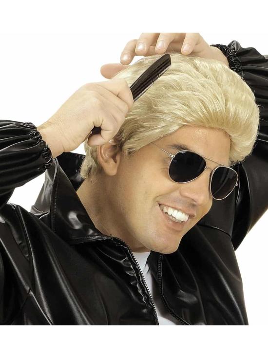 Peluca Grease Rubia de Chico Malo .