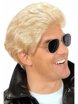 Peluca Grease Rubia de Chico Malo .
