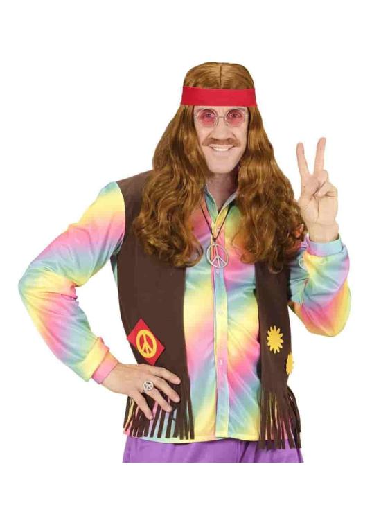 Peluca Hippie Feliz .