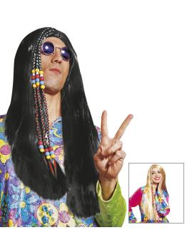 Peluca Hippie Unisex 2colores