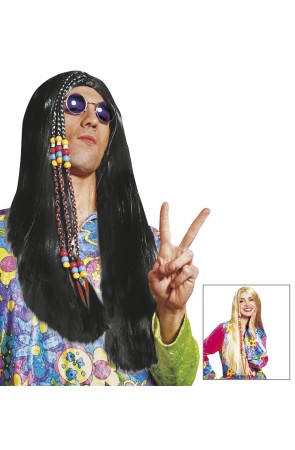 Peluca Hippie Unisex 2colores