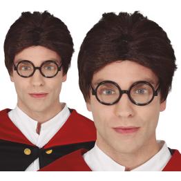 Peluca hombre manga negra Harry Potter