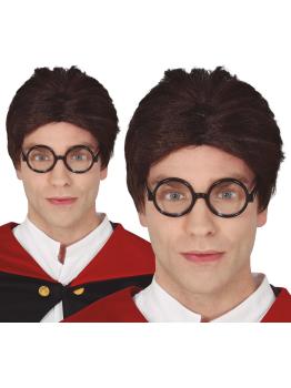 Peluca hombre manga negra Harry Potter