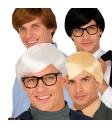 Peluca Hombre Retro Estilo Intelectual – 4 Colores Disponibles