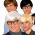 Peluca Hombre Retro Estilo Intelectual – 4 Colores Disponibles