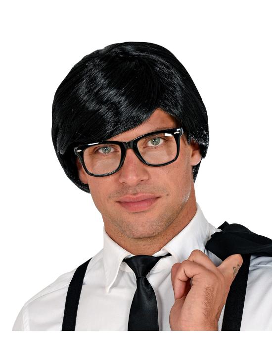 Peluca Hombre Retro Estilo Intelectual – 4 Colores Disponibles