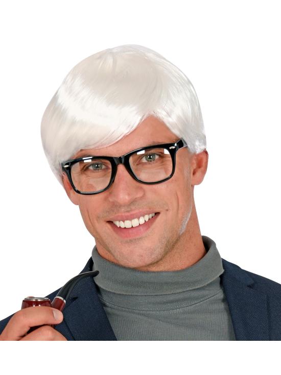 Peluca Hombre Retro Estilo Intelectual – 4 Colores Disponibles