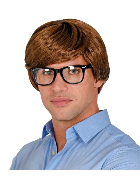 Peluca Hombre Retro Estilo Intelectual – 4 Colores Disponibles