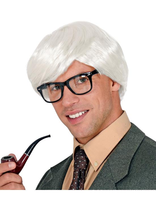 Peluca Hombre Retro Estilo Intelectual – 4 Colores Disponibles