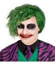 Peluca Infantil Verde Estilo Joker - Complemento para Disfraces de Batman