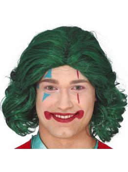Peluca Joker Económica de Color Verde