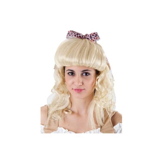 Peluca larga rubia años 60 Peluca larga rubia años 60