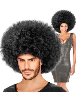 Peluca Maxi Afro Negra Jimmy