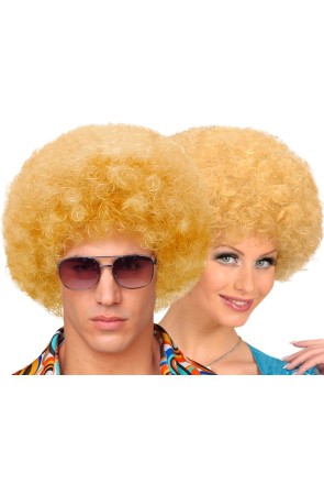 Peluca Maxi Afro Rubia extra