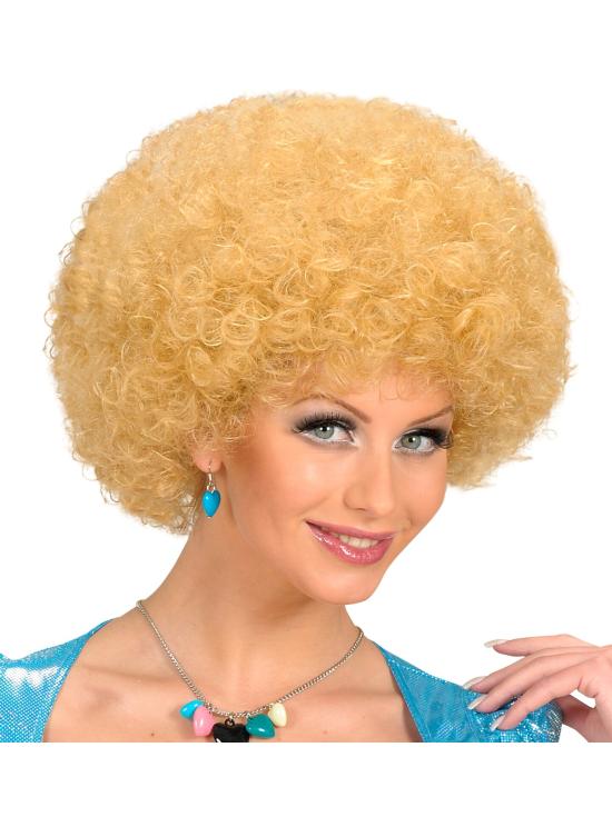 Peluca Maxi Afro Rubia extra