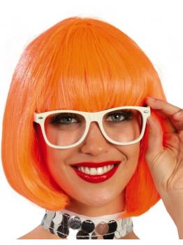 Peluca media Melena Naranja