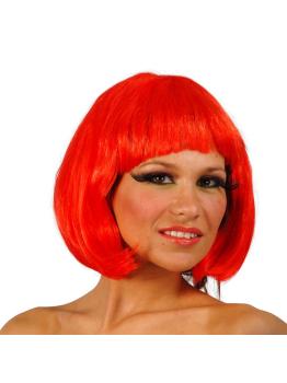 Peluca Media Melena Roja