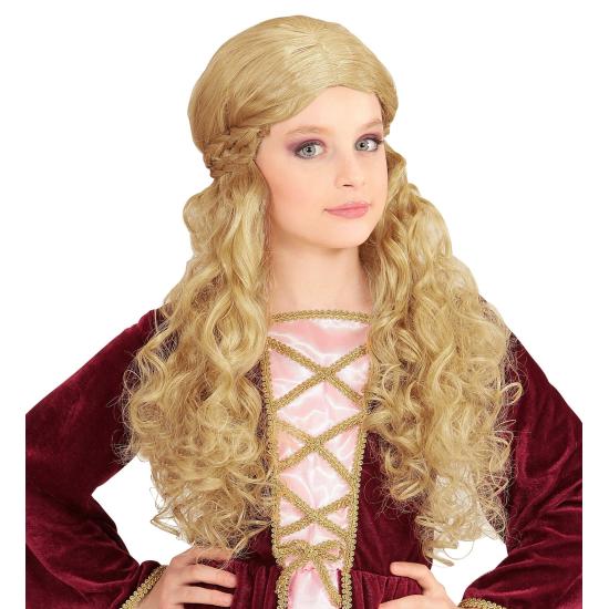 Peluca Medieval Rubia infantil