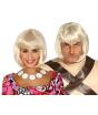 Peluca Melena Rubia Charleston- He-Man.