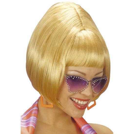 Peluca Mujer años 70 color Rubia Peluca Mujer años 70 color Rubia