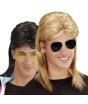Peluca Mullet Años 80 con Gafas de sol