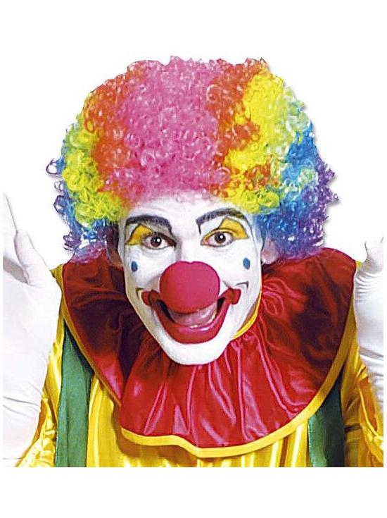 Peluca Multicolor Payaso Lujo.