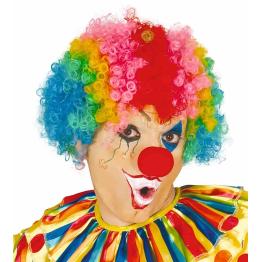Peluca Multicolor Payaso Circo