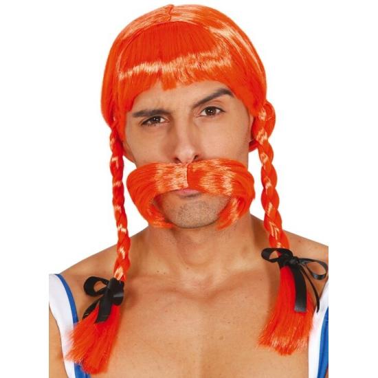 Peluca Obelix Naranja Peluca Obelix Naranja