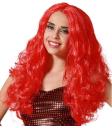 Peluca Ondulada Personajes Roja