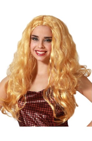 Peluca Ondulada Personajes Rubia