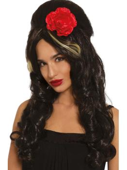 Peluca para disfraces Amy Winehouse
