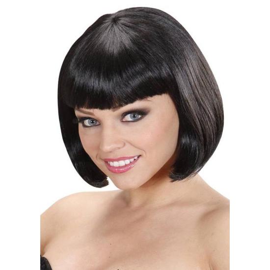 Peluca para disfraz Cabaret Negra Peluca para disfraz Cabaret Negra