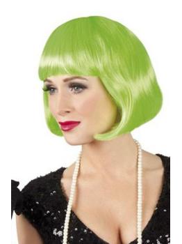 Peluca para disfraz Cabaret Verde