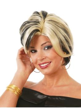 Peluca para Rubia Mechas Grease