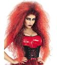 Peluca Peinado Gigante Roja: volumen extremo para un look infernal