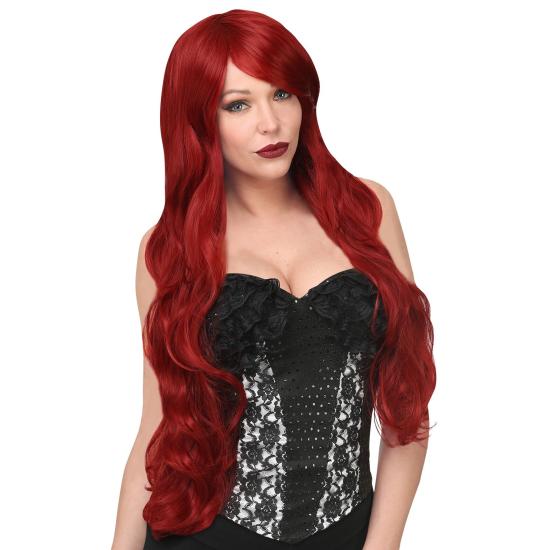 Peluca Espiral Pelirroja Larga Cosplay Peluca Espiral Pelirroja Larga Cosplay