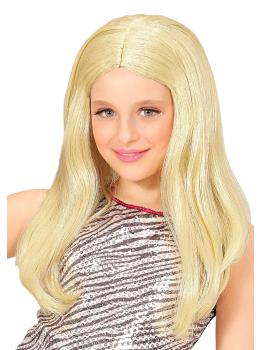 Peluca Personajes Rubia infantil