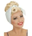 Peluca Pin Up Rubia con Foulard