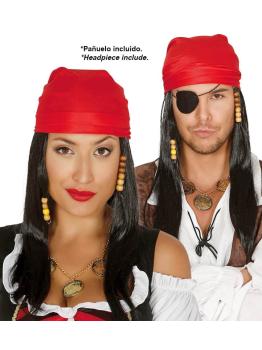 Peluca Pirata con pañuelo