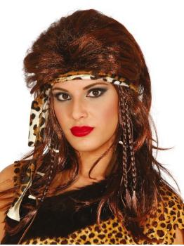 Peluca Primitiva Mujer de las Cavernas