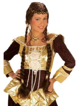 PELUCA PRINCESA RENACENTISTA MORENA II