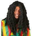 Peluca Rastas Negra Fumeta