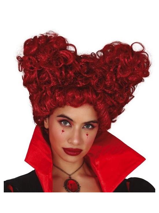 Peluca Reina de Corazones roja